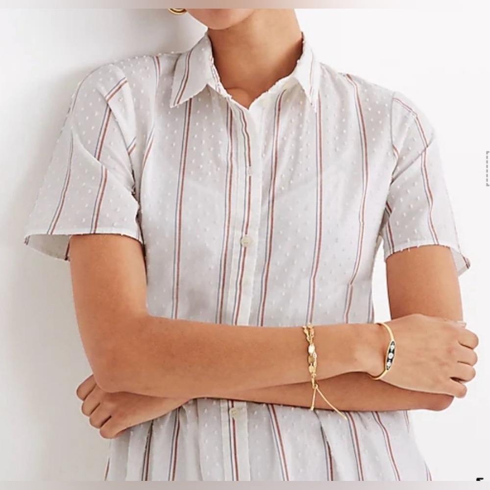 Madewell | Striped Midi Shirtdress | Size: xxs